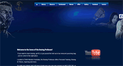 Desktop Screenshot of boxing-professor.com